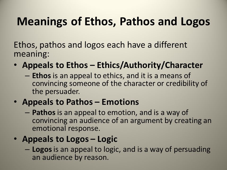 Examples Of Ethos Pathos And Logos Yourdictionary Off